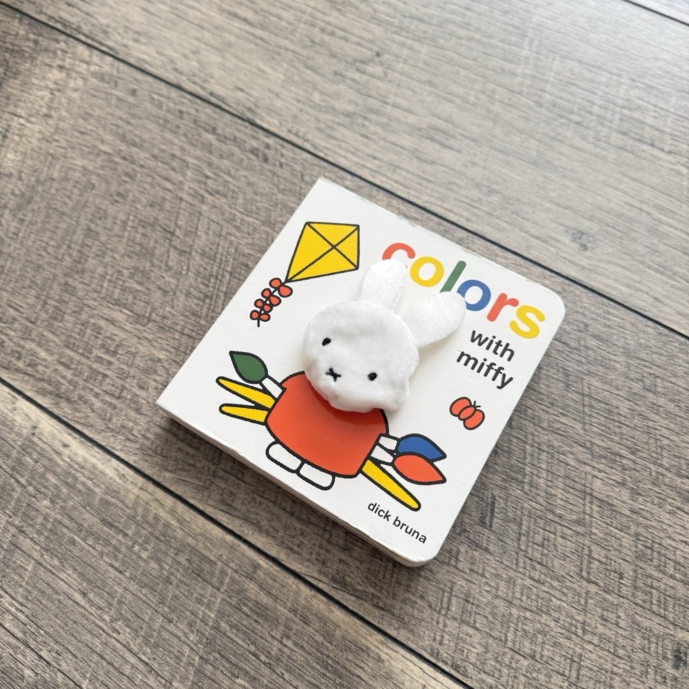 Colors With Miffy Board Book Dick Bruna Plush Finger Puppet Baby Toddler 2025